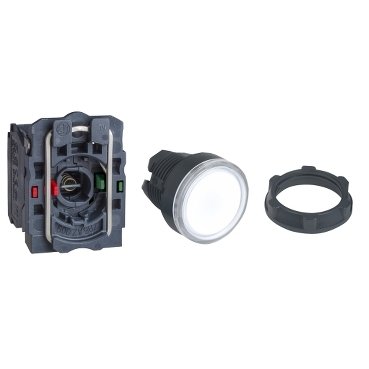 [Imagem BOTÃO 22MM PLÁSTICO  LUMINOSO ALIMENTAÇÃO DIRETA XB5AW3765 SCHNEIDER]