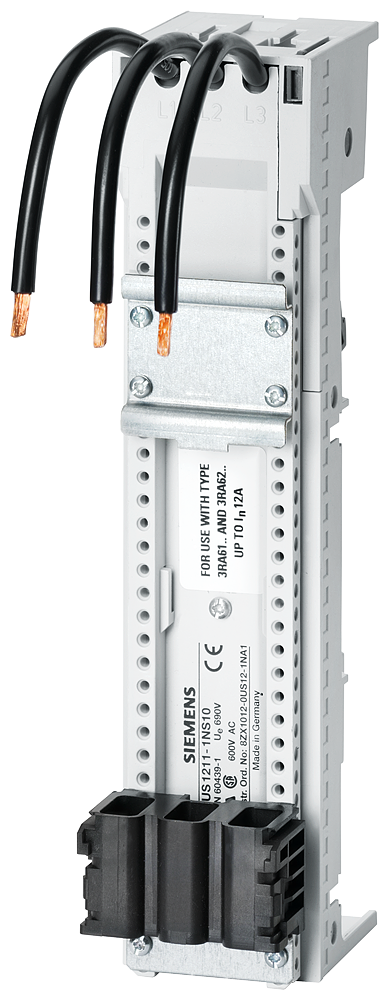 SISTEMA DE BARRAMENTO DISTÂNCIA ENTRE CENTROS DO BARRAMENTO 60MM ADAPTADOR PA 8US12111NS10 SIEMENS