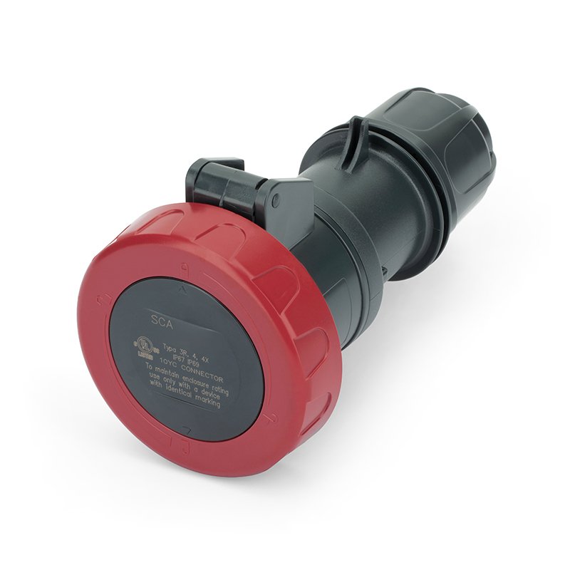 [Imagem do produto TOMADA MÓVEL 30A 2P 3W 7H IP67 480V SCA330C7W SCAME]