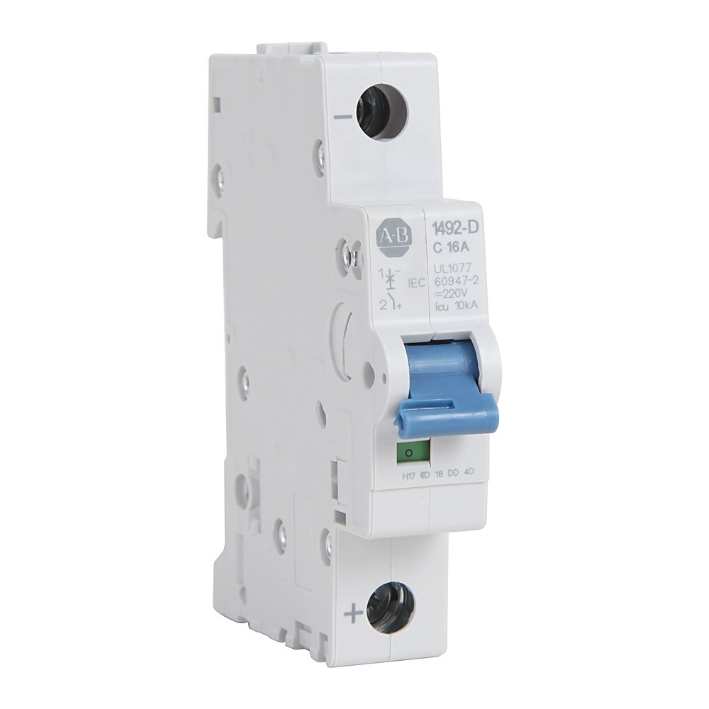 [Imagem DISJUNTOR PROTECAO MONOPOLAR MCB 16A 1492D1C160 ROCKWELL ALLEN BRADLEY]