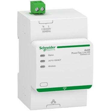 [Imagem do produto POWERTAG LINK HD - WIRELESS TO MODBUS TCP/IP CONCENTRATOR A9XMWD100 SCHNEIDER]
