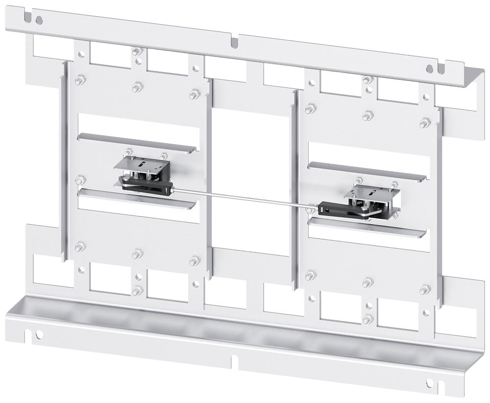 [Imagem TRAVAMENTO DO LADO DE TRÁS COM BARRA ACESSÓRIOS PARA: 3VA15/25 1000 3VA95880VM10 SIEMENS]