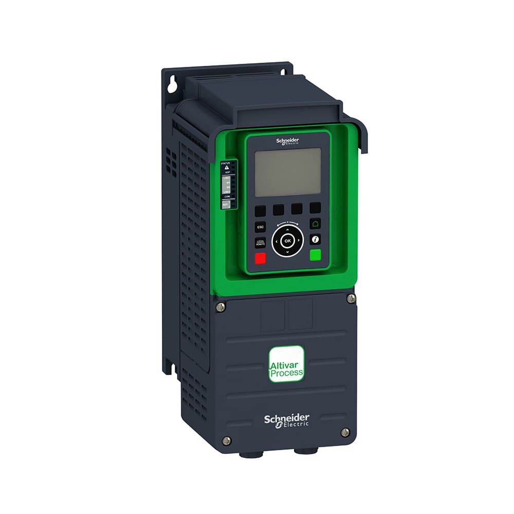 [Imagem INVERSOR DE FREQUÊNCIA TRIFÁSICO 5KW 12.7A 380/480V 50/60HZ ATV930U55N4 SCHNEIDER]