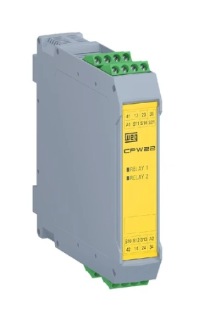 [Imagem RELE SEGURANCA CONTROLE PARADA EMERGENCIA 24VCA IP20 CPW22 15044401 WEG]