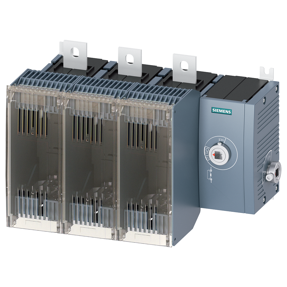 SECCIONADOR DE CORTE EM CARGA COM FUSÍVEL 400A TAM. 4 DE 3 POLOS PARA FUSÍV 3KF43404RF11 SIEMENS
