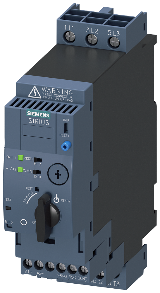 [Imagem 3RA6 DIRETA 0,32-1,25A 110-240V BORNE PC 3RA61201BP32 SIEMENS]