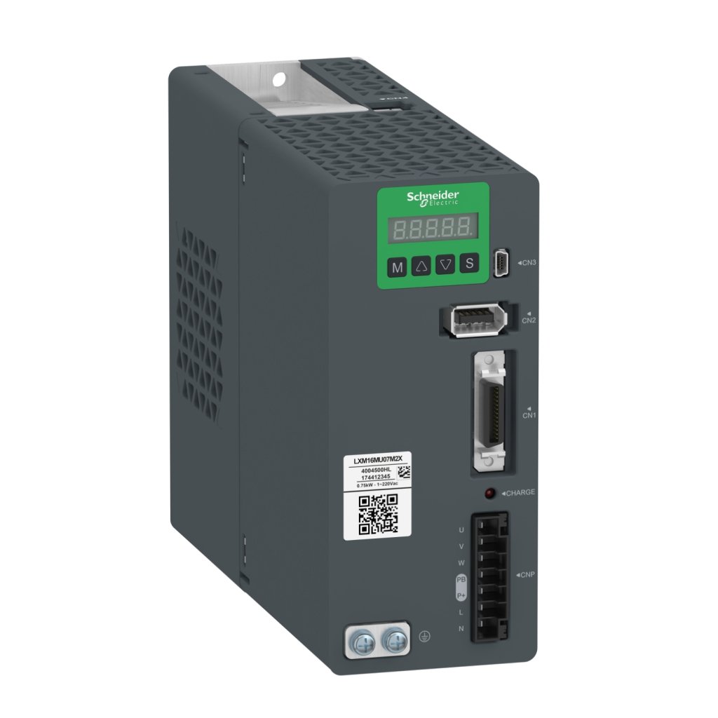[Imagem DRIVE LEXIUM 16 MODBUS RTU RS485 0.75KW 200/240 VAC MONOFÁSICO LXM16MU07M2X SCHNEIDER]