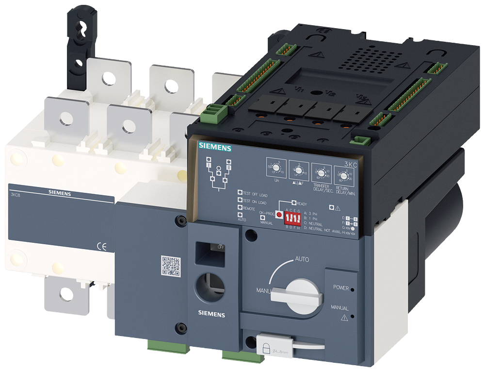 EQUIPAMENTO DE COMUTAÇÃO DE COMUTAÇÃO DE TRANSFERÊNCIA AUTOMÁTICA 3KC AUTOM 3KC83420DA220GA3 SIEMENS