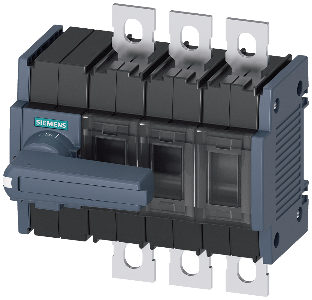 SECCIONADOR DE CORTE EM CARGA 250A TAM. 2 DE 3 POLOS ACIONAMENTO FRONTAL ES 3KD38320NE100 SIEMENS