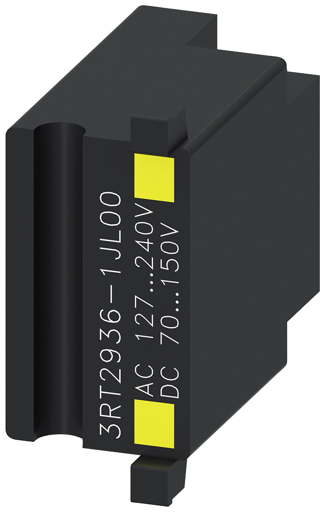 [Imagem LIMITADOR DE SOBRETENSÃO, VARISTOR COM LED, CA 127-240V, CC 70-150V 3RT29361JL00 SIEMENS]