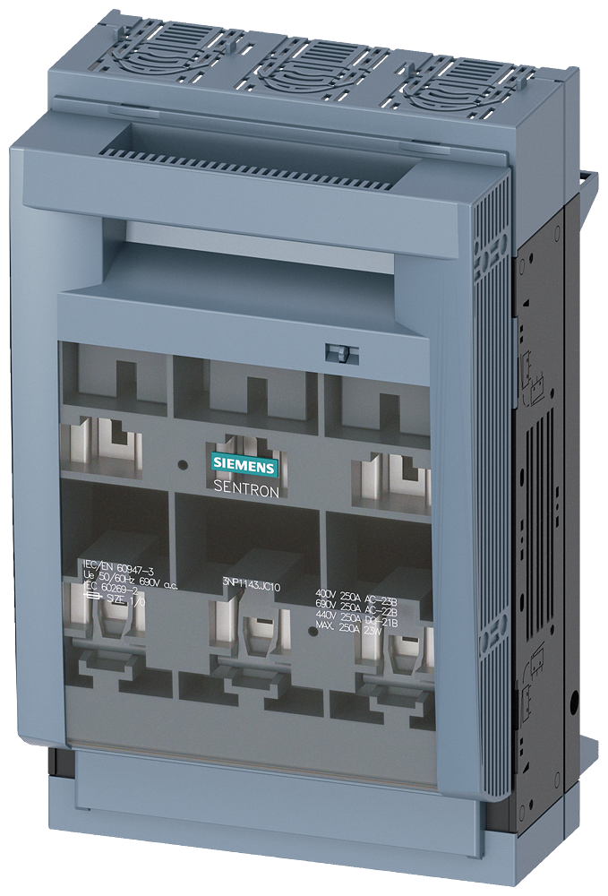 [Imagem do produto SECC. FUS. 3P 250A 3NP11431JC10 SIEMENS]