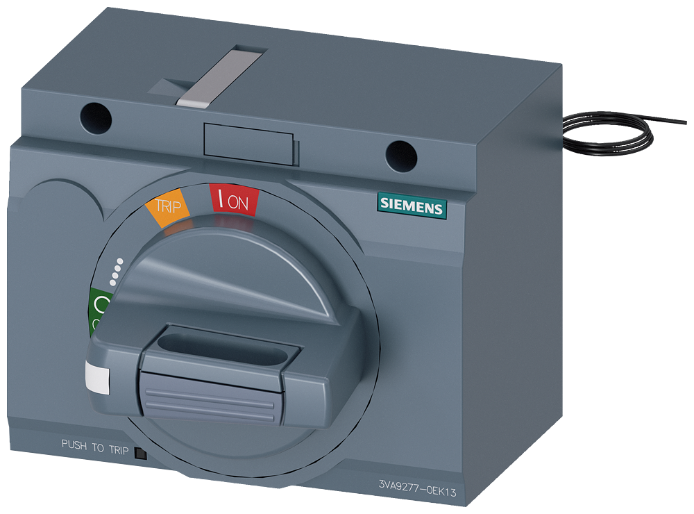 ACIONAMENTO GIRATÓRIO FRONTAL PADRÃO IEC IP30/40 KIT DE ILUMINAÇÃO PARA 3VA6 3VA92770EK13 SIEMENS