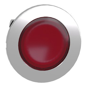 [Imagem CABEÇOTE PARA BOTÃO LUMINOSO FACEADO Ø30MM METÁLICO LED INTEGRAL VERMELHO SCHNEIDER]