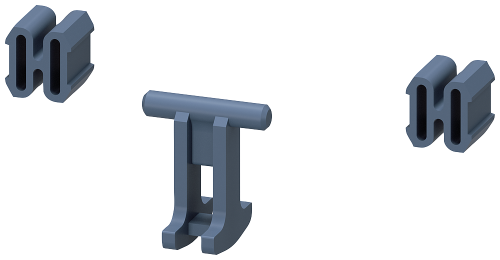 [Imagem CONECTOR MEC., TRAVAMENTO LATERAL PARA CONTATOR 3RT2.2 3RA29222H SIEMENS]