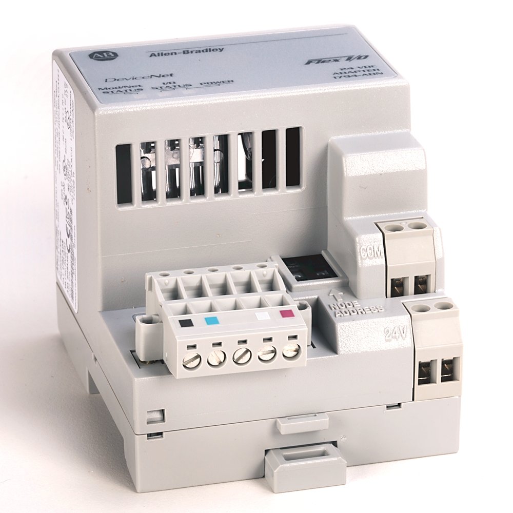 [Imagem ADAPTADOR REDE FLEX I/O DEVICENET 24V CC ESTILO ABERTO MONTAGEM DIN 1794ADN ROCKWELL ALLEN BRADLEY]