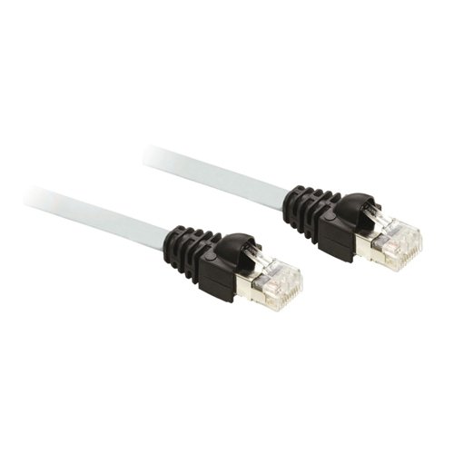 [Imagem CABO ETHERNET 2 CONECTORES INDUSTRIAIS CAT5E RJ45 10 METROS TCSECE3M3M10S4 SCHNEIDER]
