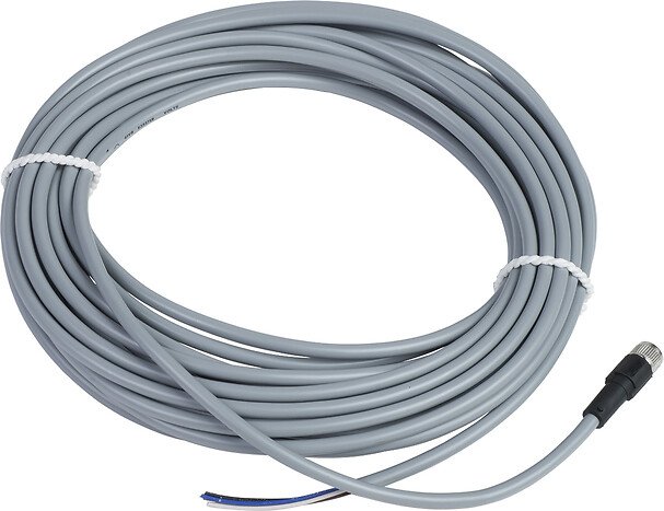 [Imagem CABO PVC 4P COM CONECTOR M8 FM R  XZCPV0941L10 TELEMECANIQUE]