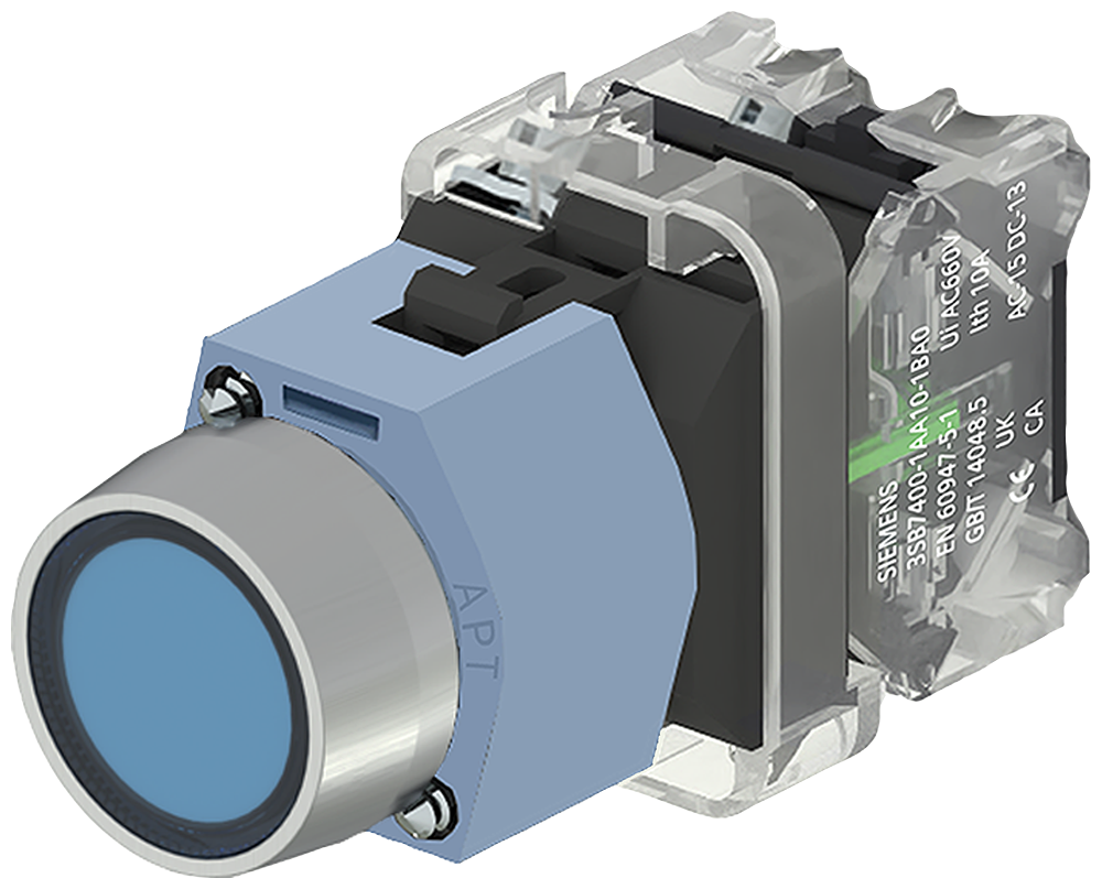 [Imagem BOTAO MET ILU MOM 110VCA/CC 1NA BR 3SB71350DB601BA0 SIEMENS]