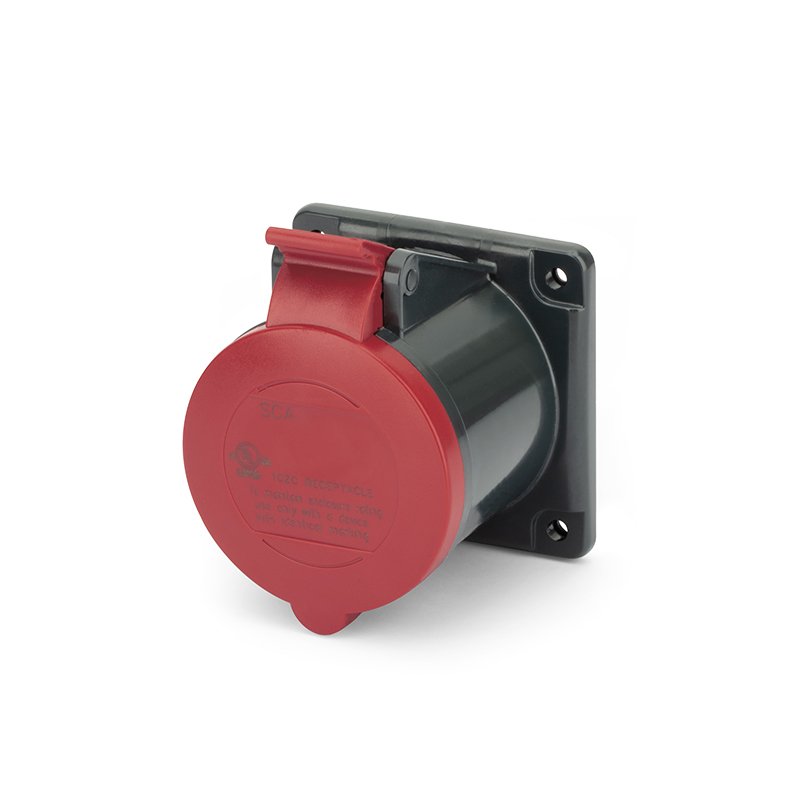 [Imagem do produto TOMADA FIXA  30A 3P 4W 6H IP44 3Ø380-415V SCA430R6S SCAME]