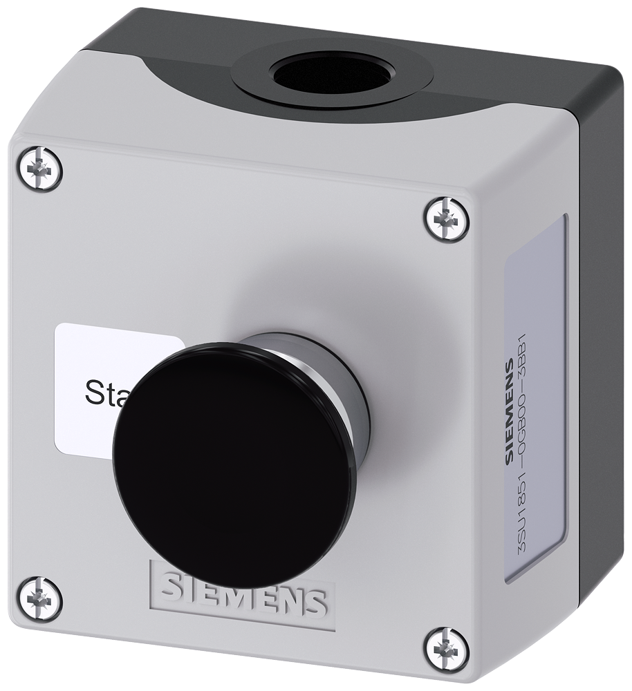 CARCAÇA PARA APARELHO DE COMANDO 22MM REDONDA METAL PARTE SUPERIOR DA CAI 3SU18510GB003BB1 SIEMENS