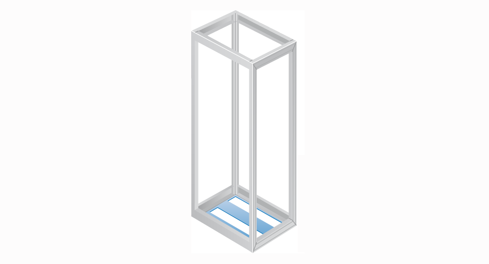 CHAPA DE FUNDO COM DIVISÃO MÚLTIPLA LXP=1200X600 MM 8MF4117 SIEMENS