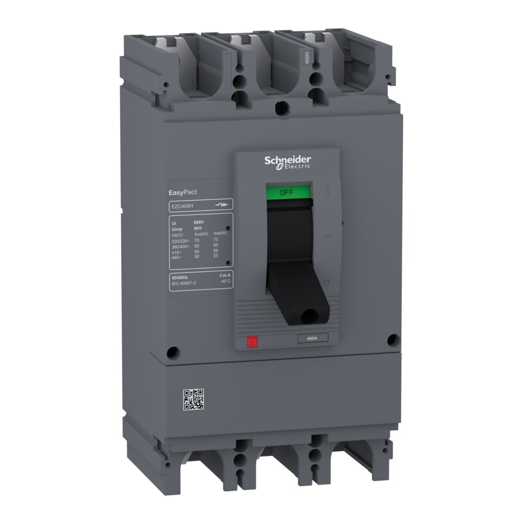 [Imagem do produto DISJUNTOR CAIXA MOLDADA EZC400H TM350D 3P3D EZC400H3350N SCHNEIDER]