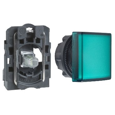 [Imagem BOTÃO 22MM PLÁSTICO  LUMINOSO ALIMENTAÇÃO DIRETA XB5AW3361 SCHNEIDER]