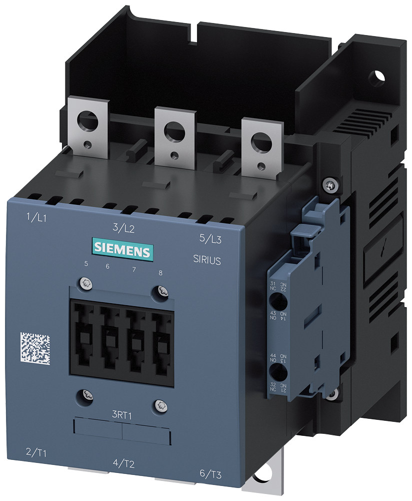 CONTATOR AC-3E 115 A/55 KW/400V 3 POLOS 2NA+2NF CALHA DE LIGAÇÃO/LIGAÇÃ 3RT10546LA06 SIEMENS