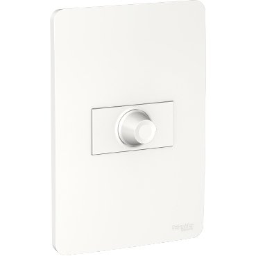 [Imagem CONJUNTO MONTADO ROTATIVO DIMMER 127/220V LAMPADA LED BRANCO SCHNEIDER]