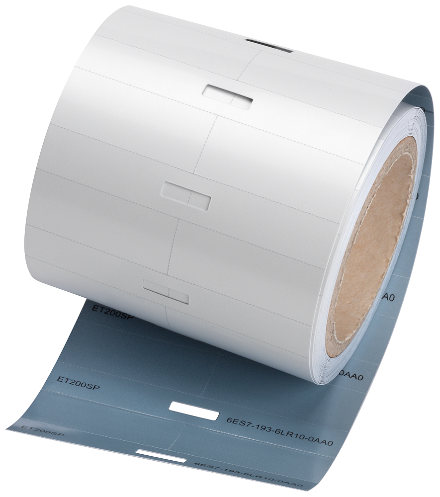 [Imagem ET200SP: 500 ETIQ, INSCRIÇÃO 6ES71936LR100AA0 SIEMENS]