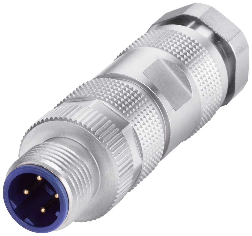 [Imagem CONECTOR IE M12 PRO 8 PEÇAS 6GK19010DB106AA8 SIEMENS]