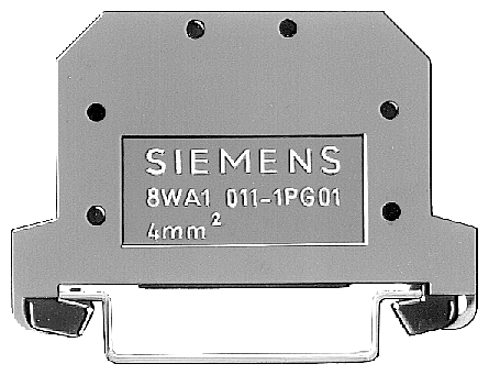 [Imagem CONECTOR TERMINAL TERRA 4MM 8WA10111PG00 SIEMENS]