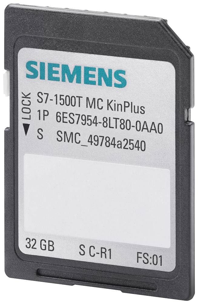 [Imagem do produto SIMATIC S7 MEMORY CARD 32 GB FOR S7-1518T (TF) AND S7-1507D TF 6ES79548LT800AA0 SIEMENS]