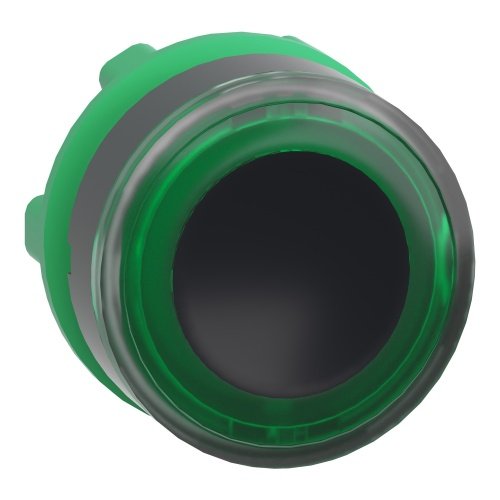 [Imagem CABEÇOTE PARA BOTÃO Ø22MM PLÁSTICO COM ARO LUMINOSO LED VERDE ZB5AW933 SCHNEIDER]