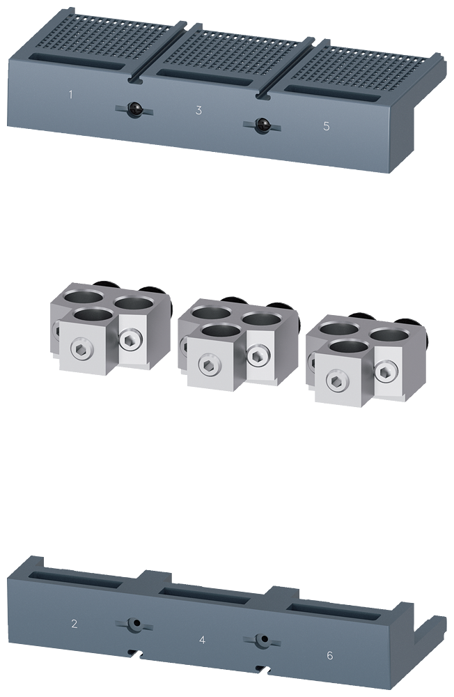 TERMINAL PARA CONDUTOR DE SEÇÃO CIRCULAR TA3.2 3X 4/0 - 400KCMIL PARA 3 CABOS 3VA96730JB32 SIEMENS