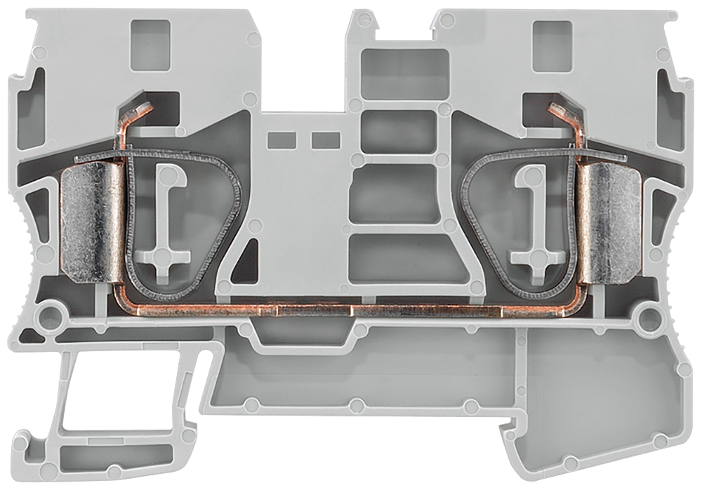 [Imagem do produto CONECTOR PASSAGEM CINZA 800V 65A 1,5/10MM2 8WH20000AJ00 SIEMENS]