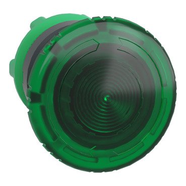 [Imagem CABEÇOTE PARA BOTÃO DE EMERGÊNCIA LUMINOSO Ø22MM PLÁSTICO GIRAR PARA DESTRAVAR COGUMELO Ø40MM VERDE ZB5AW733 SCHNEIDER]