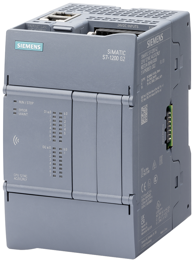 [Imagem do produto SIMATIC S7-1200 G2 CPU 1214FC DC/DC/RELAY 14DI / 10DQ 6ES72141HF500XB0 SIEMENS]