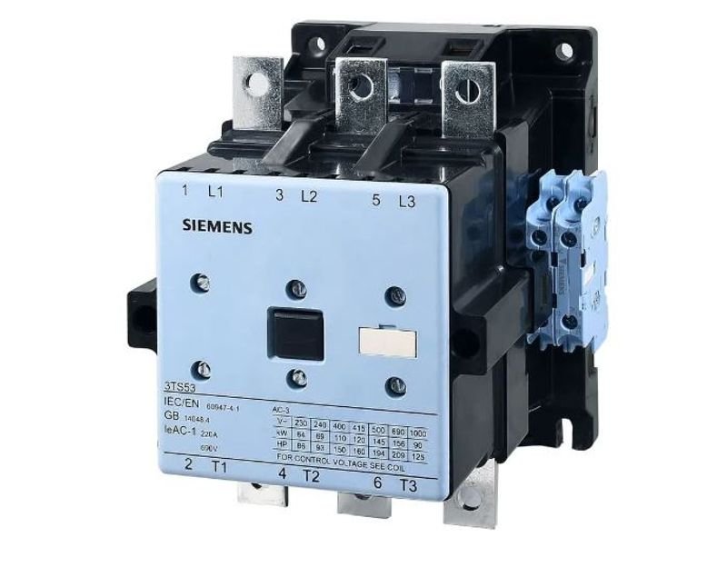 [Imagem do produto CONTATOR 205A AC-3 110V 50/60HZ 2NA2NF 3TS53220AG2 SIEMENS]