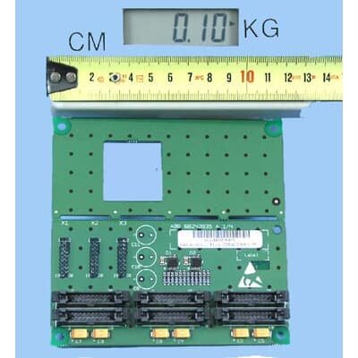 [Imagem PLACA CIRCUITO IMPRESSO INTERFACE C/COMPONENTES ELETRONICOS MONTADOS SOMENTE PLACA P/USO EXCLUSIVO DO CONVERSOR DE FREQUENCIA AGBB-01C ABB]