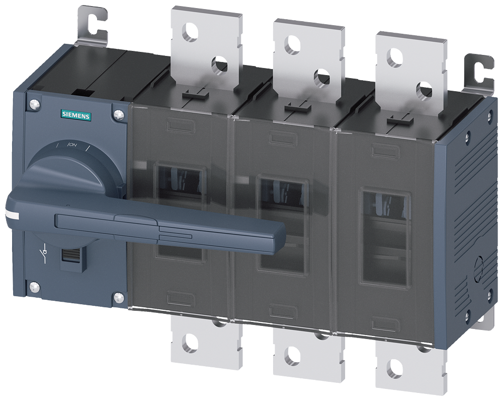 SECCIONADOR DE CORTE EM CARGA 2000A TAM. 5 DE 3 POLOS ACIONAMENTO FRONTAL E 3KD56320RE100 SIEMENS