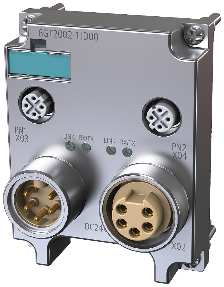 [Imagem BLOCO DE CONEXÃO PROFINET M12 7/8" RF180C 6GT20021JD00 SIEMENS]