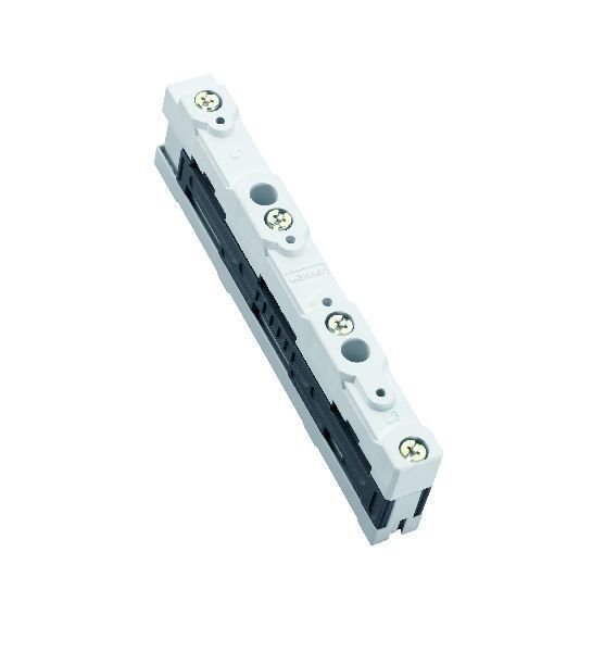 SUPORTE DE BARRAMENTO TRIPOLAR PARA BARRAS COM ESPESSURA DE 5 OU 10 MM E ATÉ 30 MM DE LARGURA T-610-W 01495 WOHNER