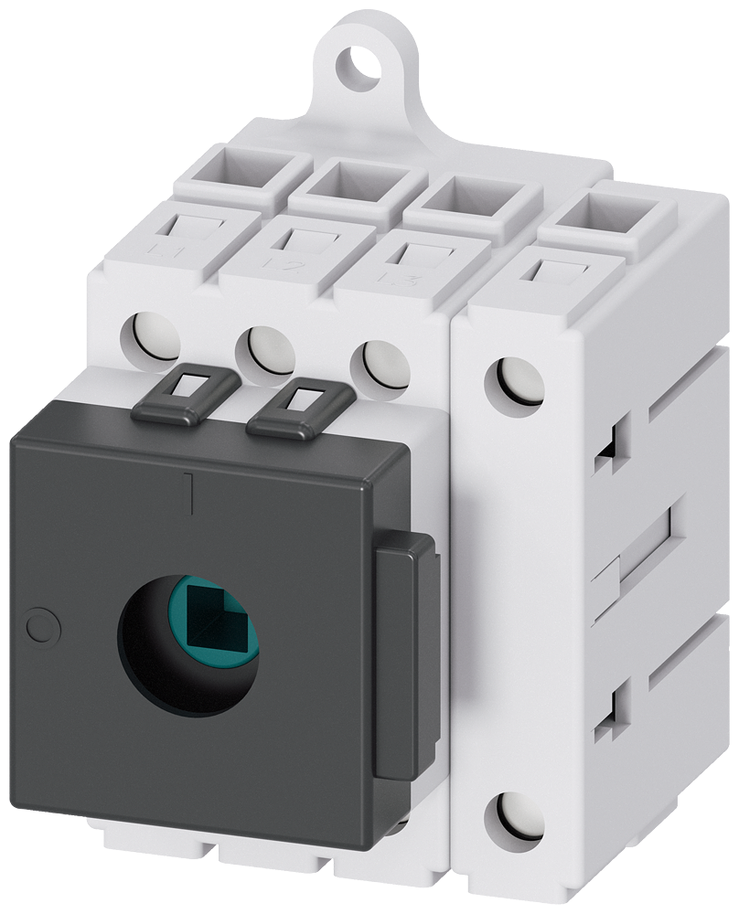 SECCIONADOR DE CORTE EM CARGA 3LD3 IU 63 A CHAVE PRINCIPAL DE 3 POLOS + N 3LD34100TL05 SIEMENS
