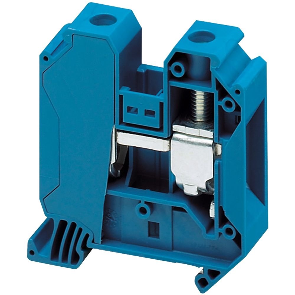 [Imagem CONECTOR PARAFUSO 35MM2 2 PONTOS AZUL SCHNEIDER]