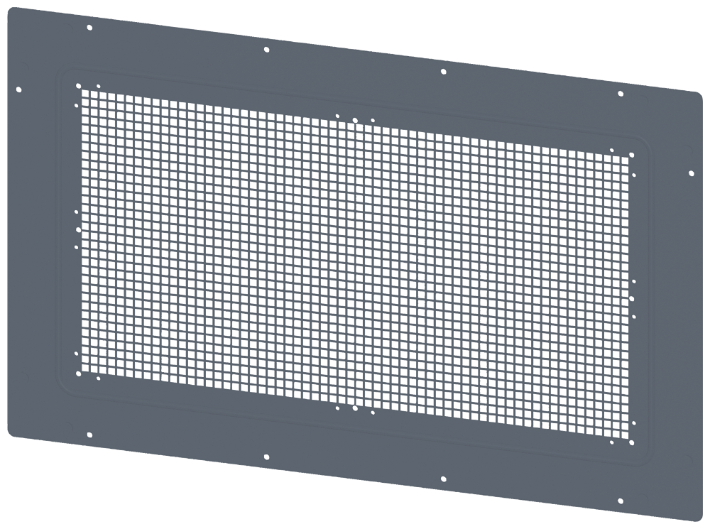 TETO COM ABERTURAS DE VENTILAÇÃO COM ABERTURAS DE VENTILAÇÃO IP20 8MF10852UD200A SIEMENS