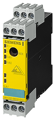 [Imagem do produto MODULO AS-I SAFETY SLIMLINE 22,5 2E IP20 3RK12050BE000AA2 SIEMENS]