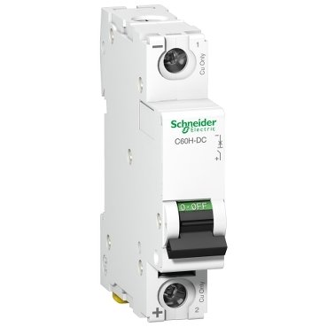 [Imagem do produto DISJUNTOR C60HDC 1P CURVA C 30A 250VDC A9N61514 SCHNEIDER]