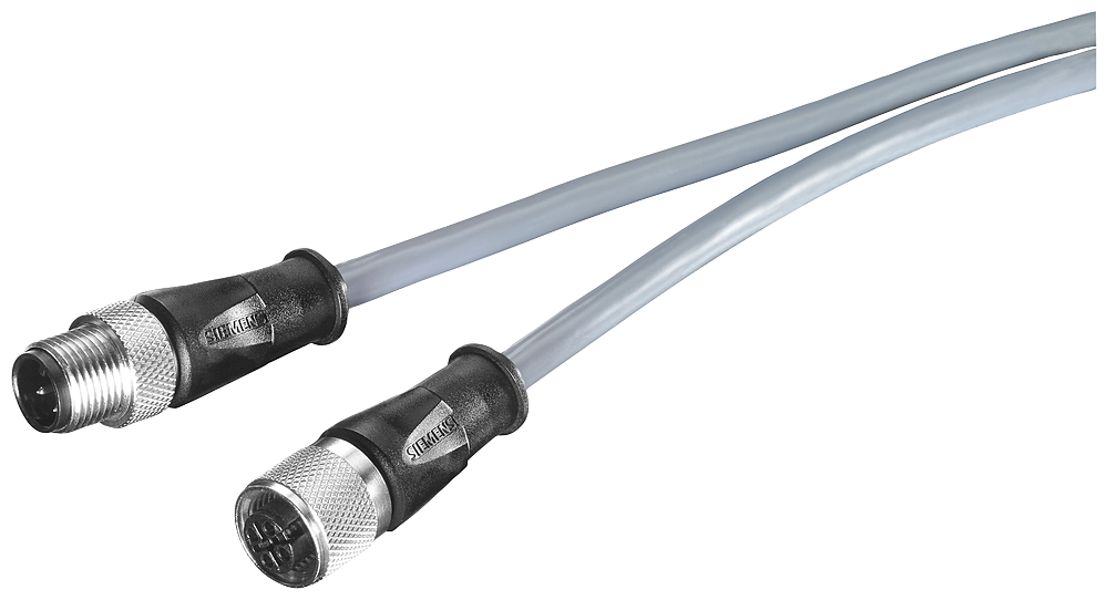 [Imagem CABO DE CONEXÃO M12 - 3M 6XV18015DH30 SIEMENS]