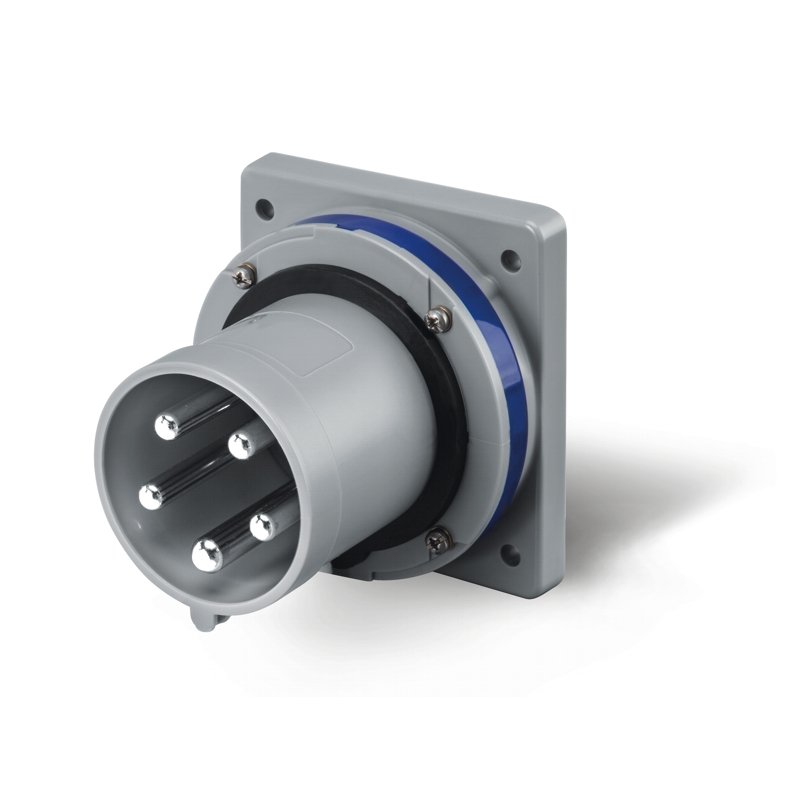 [Imagem do produto PLUGUE EMBUTIR 63A 2P+T 6H IP44/IP54 243.6393 SCAME]